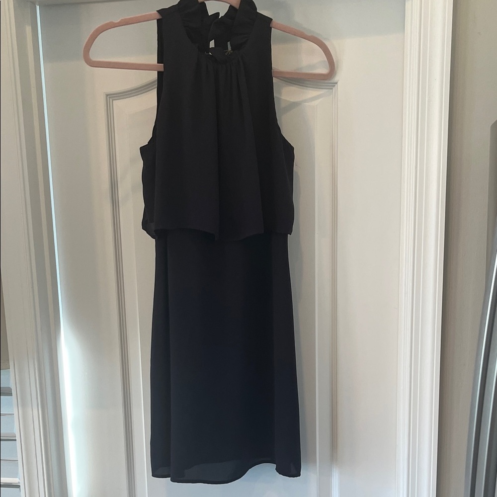 Veronica M Navy Tiered Dress
